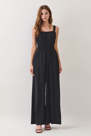C7510<br/>RUFFLE STRAP SLEEVELESS JUMPSUIT